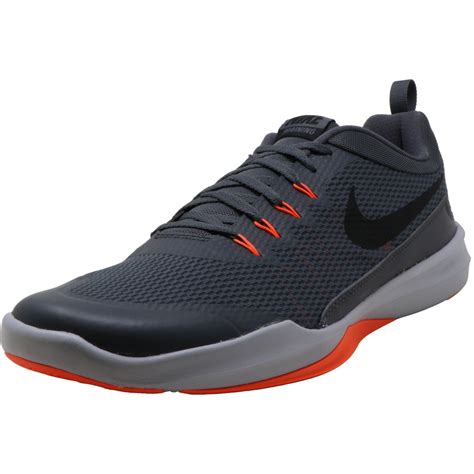 Nike Grey and Orange Shoes 